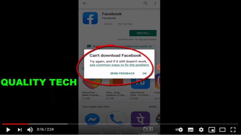 How to Fix Messenger can't Download Error on Google Play Store || Fix Facebook Messenger 2020 from Tech mirrors