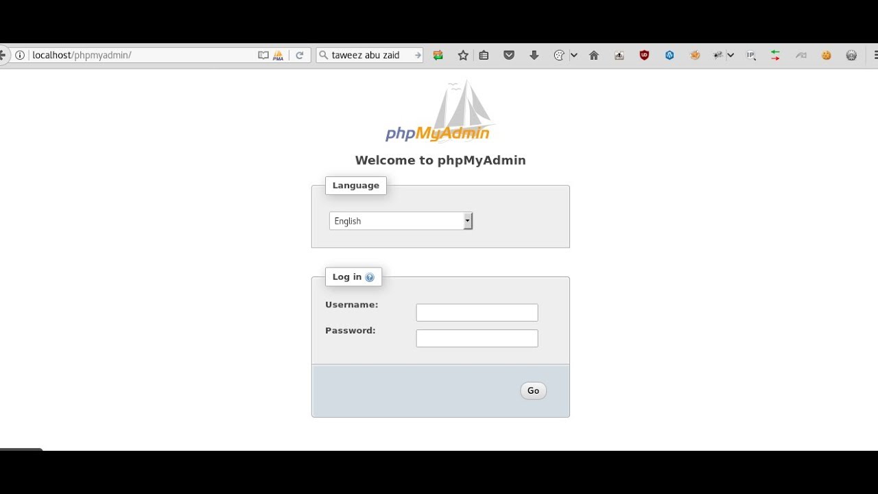 launch phpmyadmin ubuntu