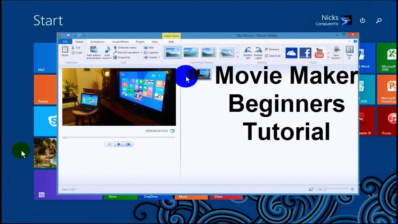 windows movie maker video tools download pc