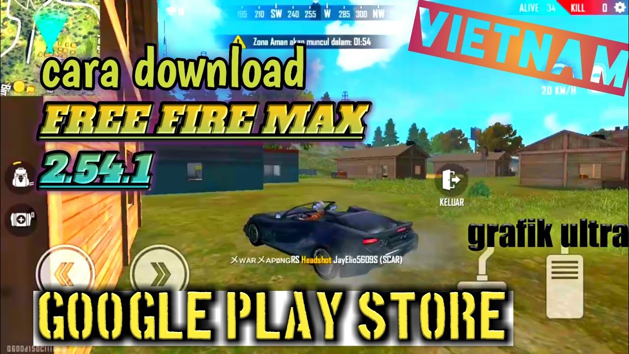 cara download FREE FIRE MAX 2.54.1 di google play store ...