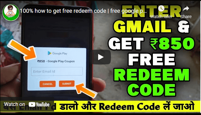 100 Free Redeem Code For Play Store Free Google Play Gift Card Codes Free Redeem Codes Play Store From Tech Mirrors Tech Mirrors