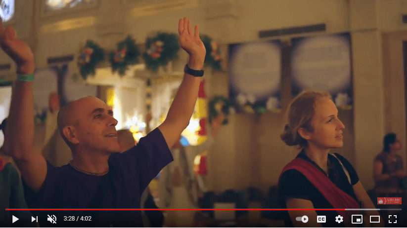 Hare Krishna movement in USA increases rapidly day by day – Iskcon Temple with Tech Mirrors