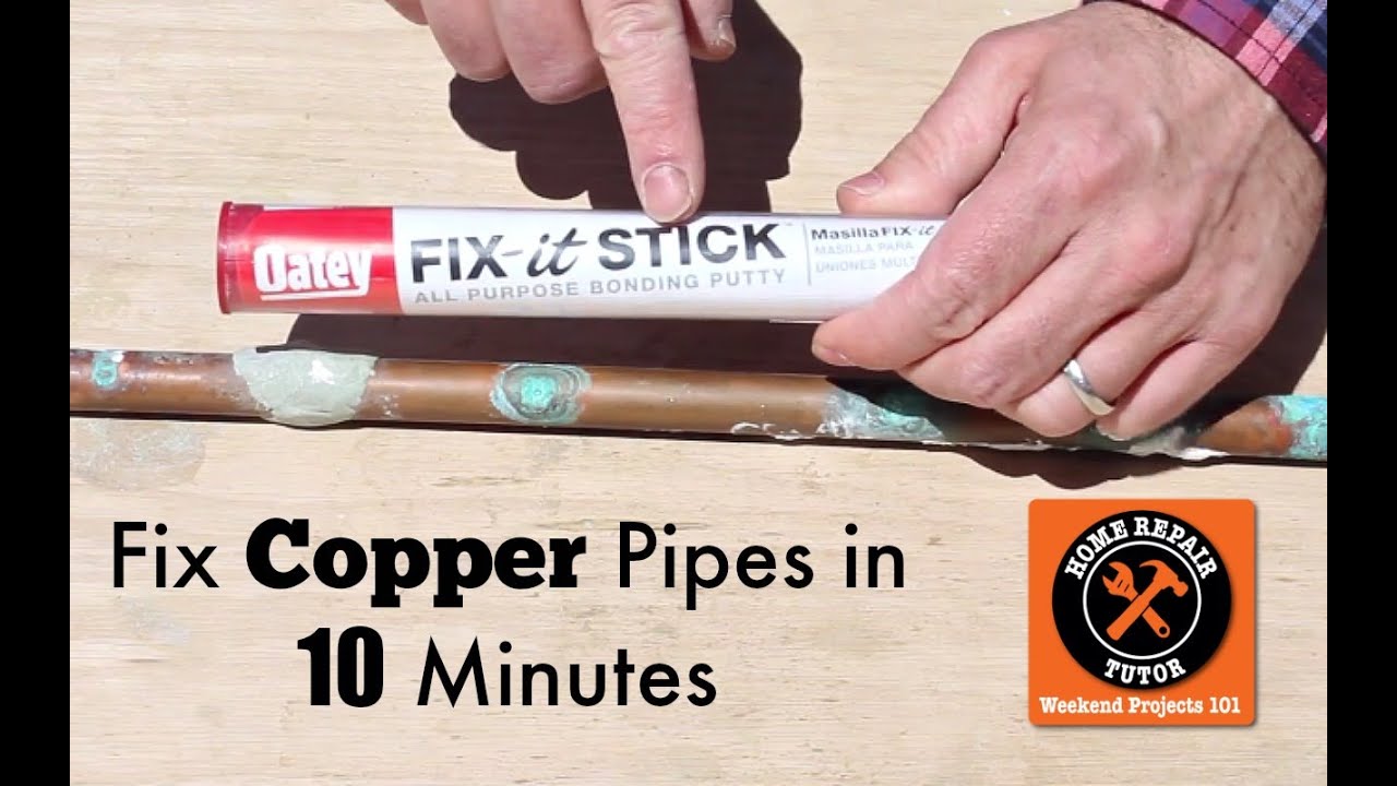 pinhole tutor pipes solder howtofix putty