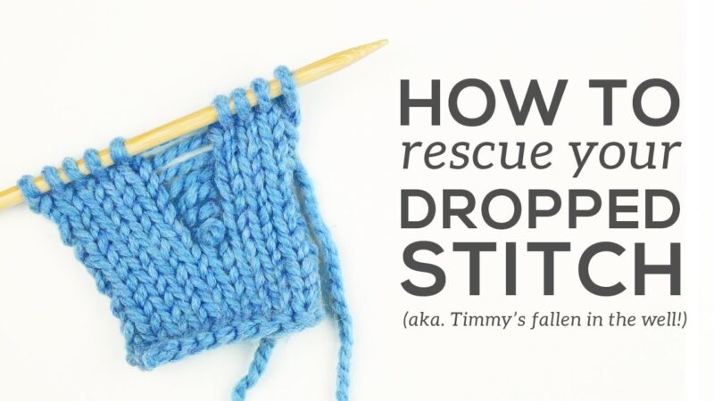 How to Fix a DROPPED STITCH  tips of the day #howtofix #technology #today #viral #fix #technique
