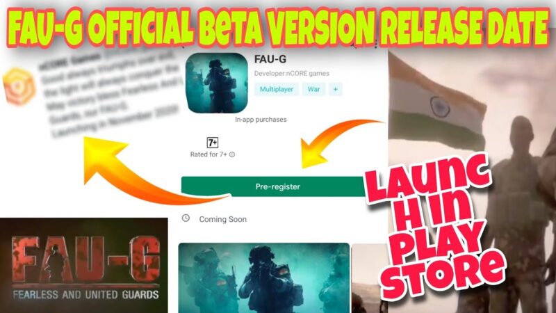 FAU-G OFFICIAL RELEASE BETA VERSION IN GOOGLE PLAY STORE| FAU-G RELEASE DATE • #PUBGUNBAN Android tips from Tech mirrors