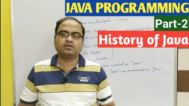 JAVA PROGRAMMING | Part-2 | History of Java Java programming tricks from Techmirrors