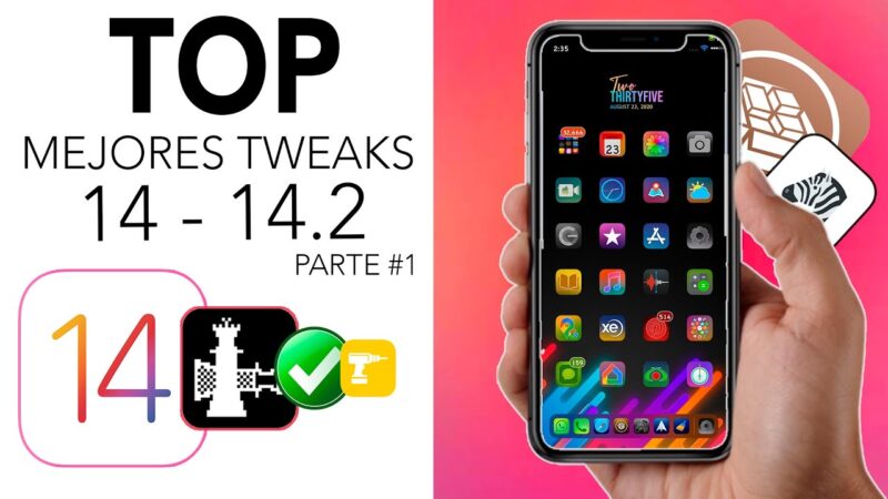 TOP 5 MEJORES TWEAKS DE CYDIA / ZEBRA iOS 14 – 14.1 (Checkra1n) PARTE  IOS tips and tricks from Tech Mirrors