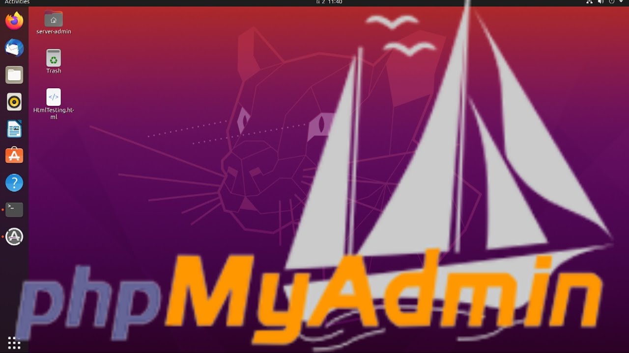 ubuntu install phpmyadmin mysql