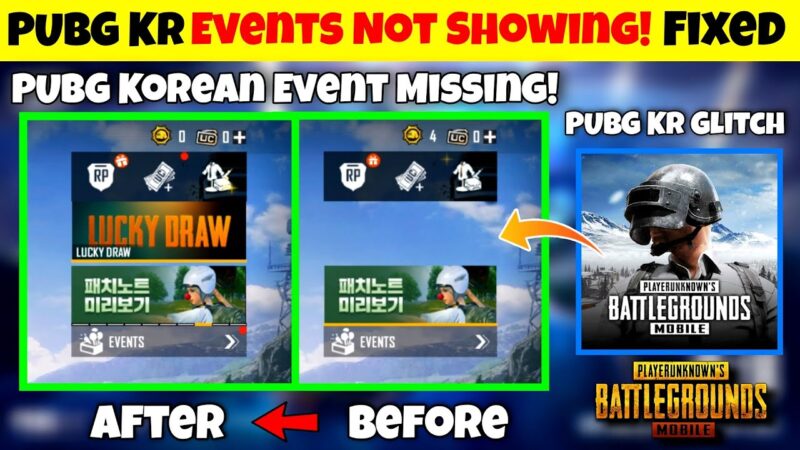 PUBG KR EVENTS NOT SHOWING🔥 HOW TO FIX PUBG KR EVENT NOT SHOWING 🔥 PUBG KR EVENT PROBLEM  tips of the day #howtofix #technology #today #viral #fix #technique