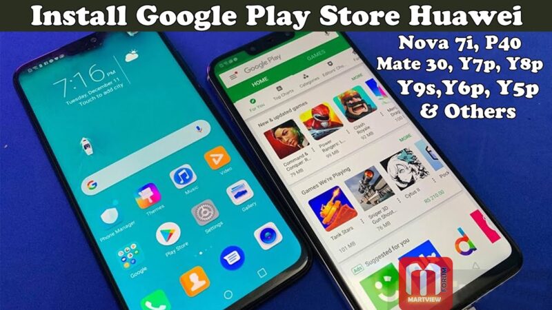 How to install google play store on Huawei Nova 7i, P40, Mate 30 Android tips from Tech mirrors