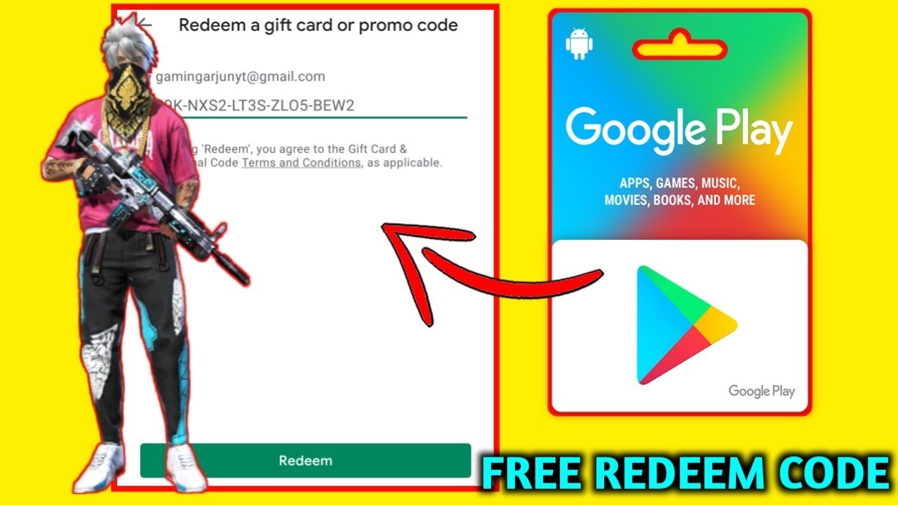 100 Free Google Play Redeem Code Redeem Code Free Fire Redeem Code For Play Store Android Tips From Tech Mirrors Tech Mirrors