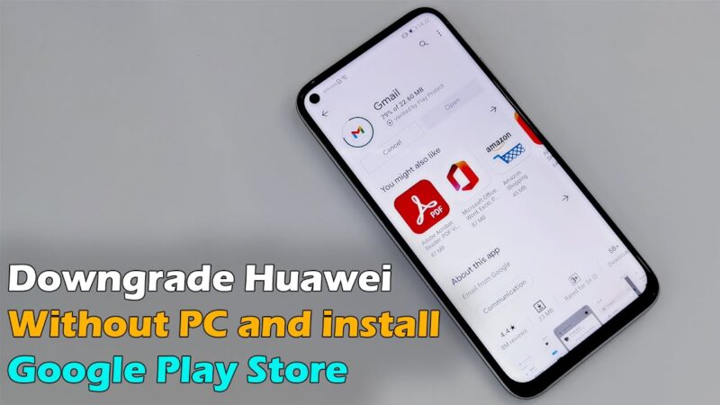 Downgrade Huawei Without PC and install Google Play Store Fix "Device is not Play Protect Certified" Android tips from Tech mirrors