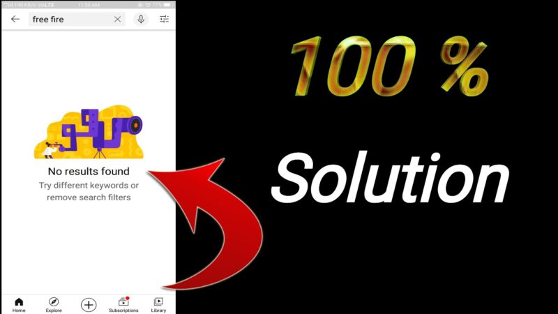 NO RESULTS FOUND ON YOUTUBE PROBLEM HOW TO FIX IT | No result found | hide tech  tips of the day #howtofix #technology #today #viral #fix #technique