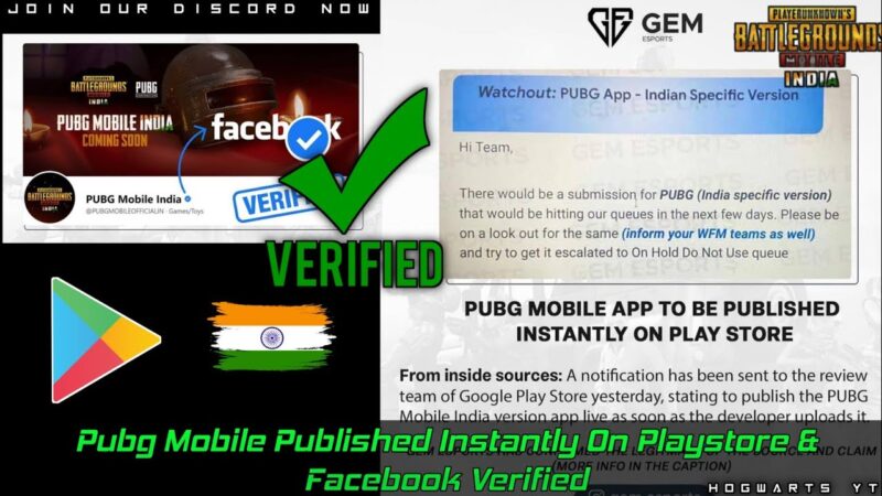Finally PUBG Mobile India Ready To Publish on Google Play Store | Final Process | Facebook Verified Android tips from Tech mirrors