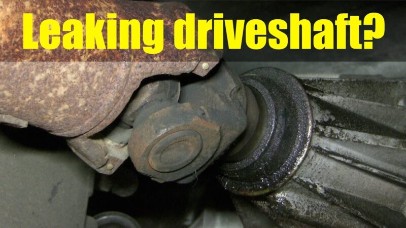 How to fix a driveshaft oil leak  tips of the day #howtofix #technology #today #viral #fix #technique