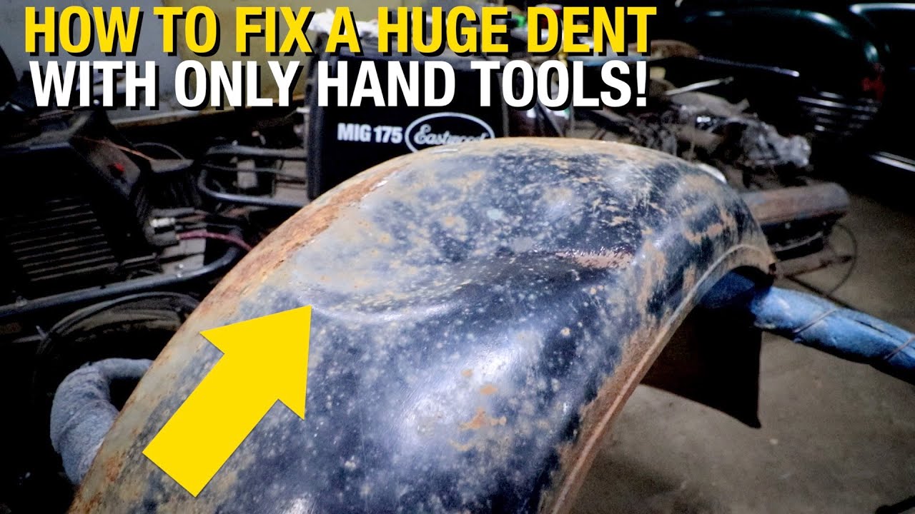 How to Fix a HUGE DENT with Only Hand Tools! Eastwood  tips of the day #howtofix #technology #today #viral #fix #technique