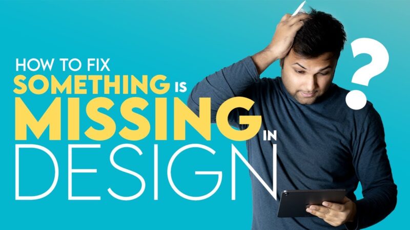How to FIX  "Something is Missing"  in Design  tips of the day #howtofix #technology #today #viral #fix #technique
