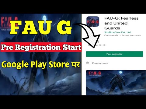 Faug pre registration on Google Play Store || FAU G launch date Android tips from Tech mirrors