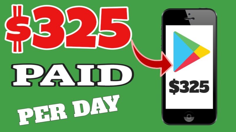Earn $325 Per Day From Google Play Store ! (Earn Paypal Money) Android tips from Tech mirrors