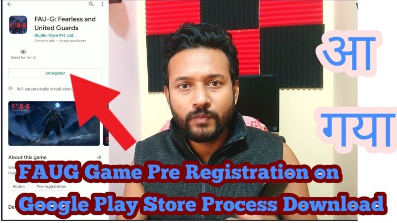 FAUG Game Pre Registration on Google Play Store Download Process Android tips from Tech mirrors