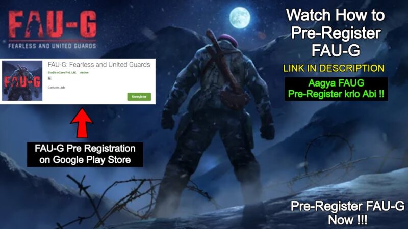 Pre Register FAUG on Google Play Store | FAUG Pre Registration Link Google Play Store 🔥🔥🔥 Android tips from Tech mirrors
