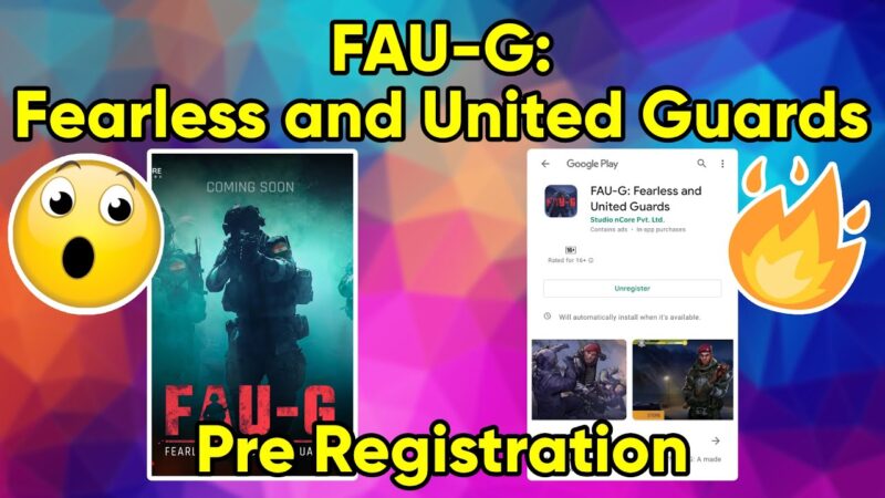 FAUG / FAU-G Pre Registration Started in Google Play Store . Android tips from Tech mirrors
