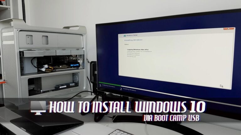 how to install windows on mac with usb
