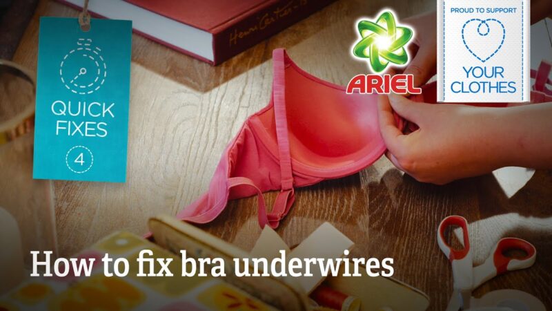 Quick fixes: How to fix bra underwires  tips of the day #howtofix #technology #today #viral #fix #technique