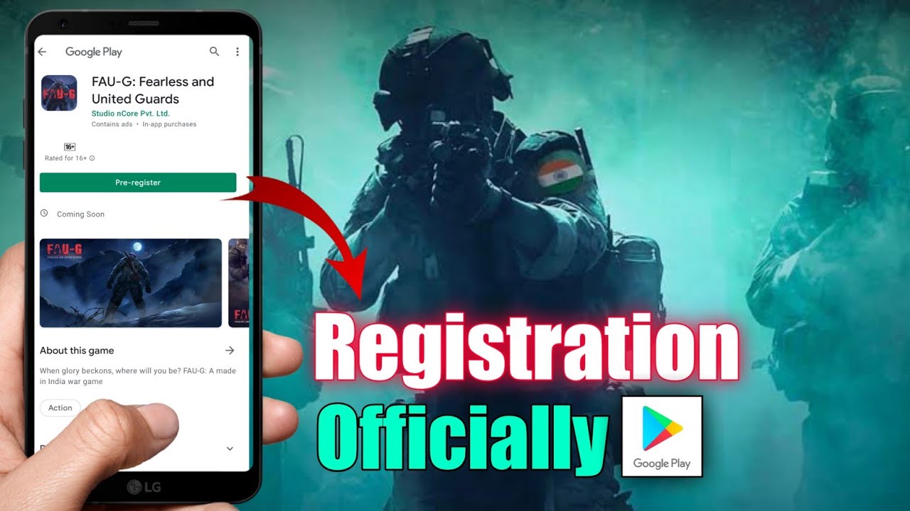 FAUG INDIAN GAME Officially Registration On Google Play Store (Android/iOS) Android tips from Tech mirrors