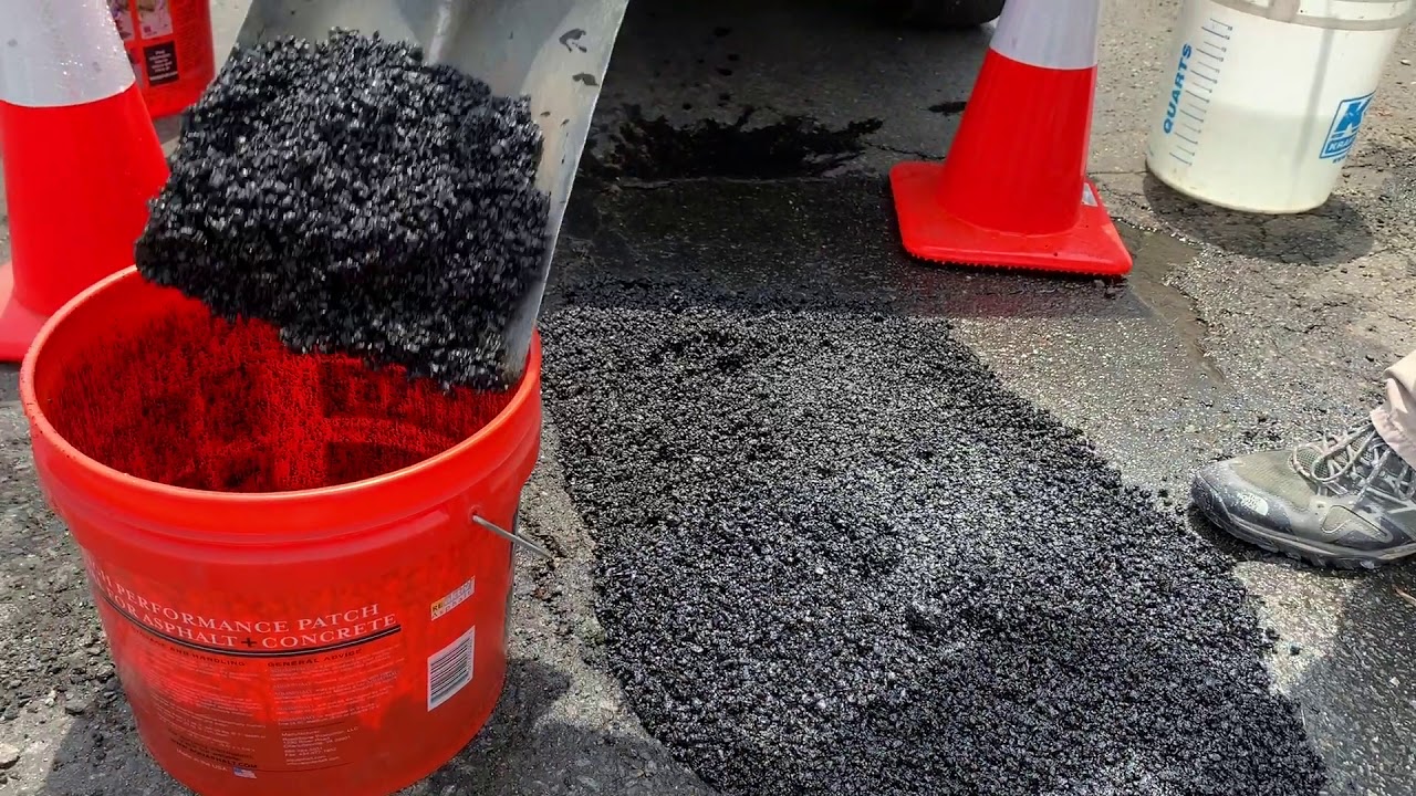 How to fix a pothole in 12 minutes  tips of the day #howtofix #technology #today #viral #fix #technique