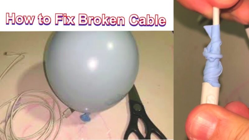 How to Fix Any Broken Cable with A Balloon – 100% Easy, Best and Cheap Solution  tips of the day #howtofix #technology #today #viral #fix #technique