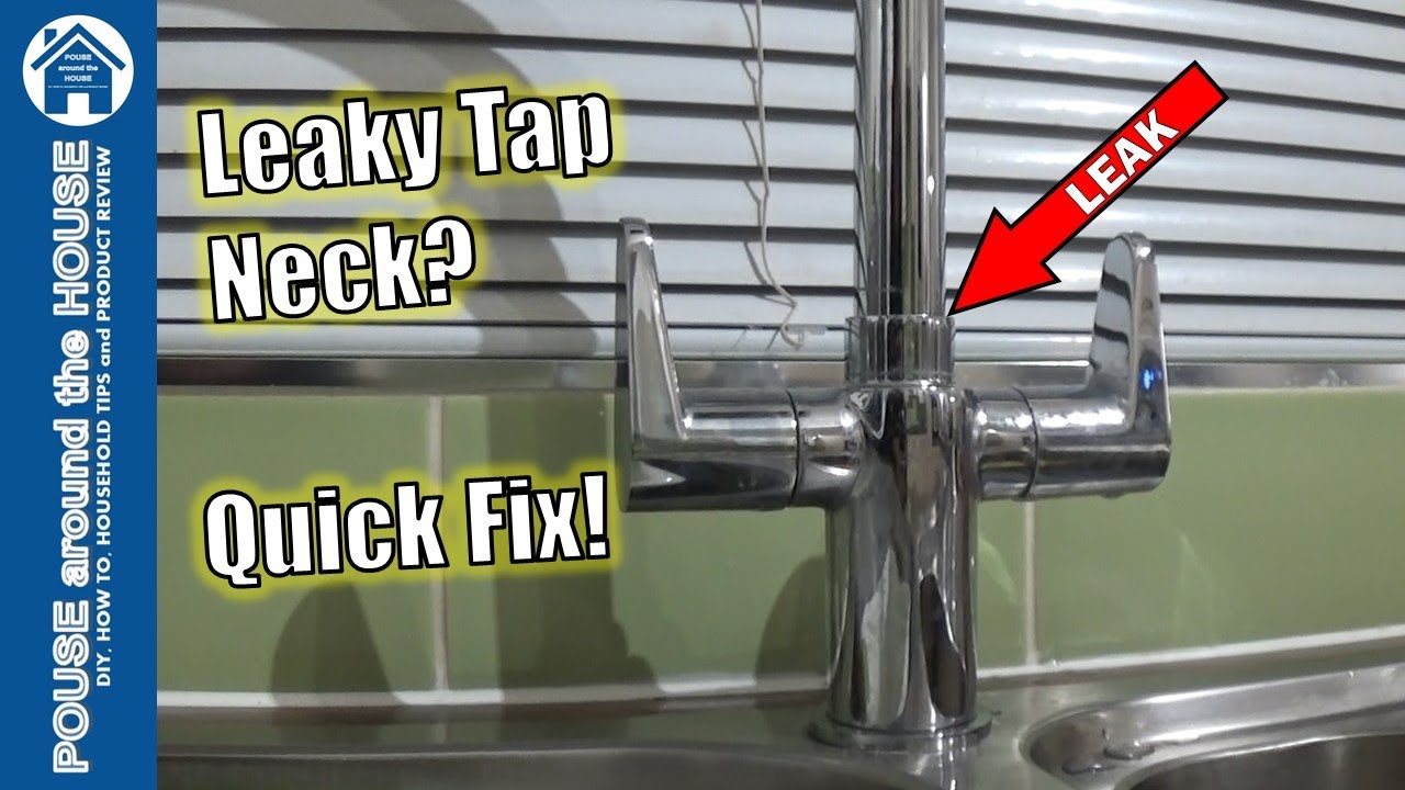 How to fix a leaking kitchen tap. Mixer tap leak repair. Replace O