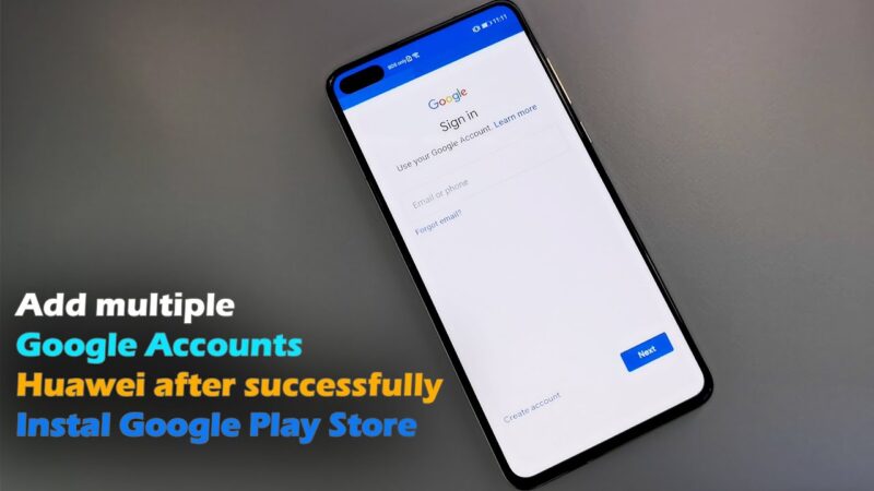 Add multiple Google Accounts on Huawei after successfully installing Google Play Store Android tips from Tech mirrors
