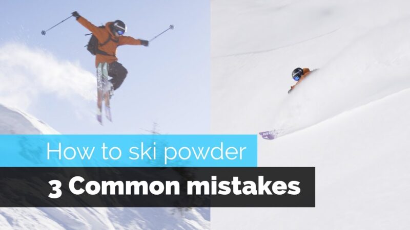 HOW TO SKI POWDER | 3 COMMON MISTAKES & HOW TO FIX THEM  tips of the day #howtofix #technology #today #viral #fix #technique