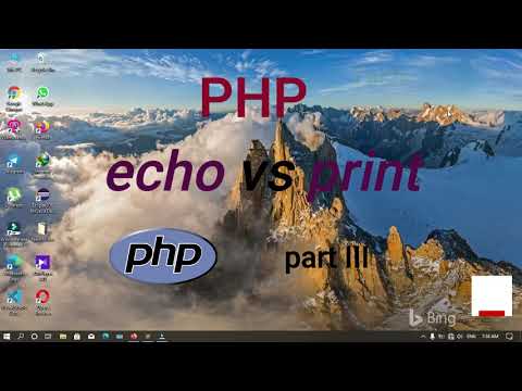 technical solution-PHP Tutorials part 3 | echo vs print | #sinhala unix command tricks from Techmirrors