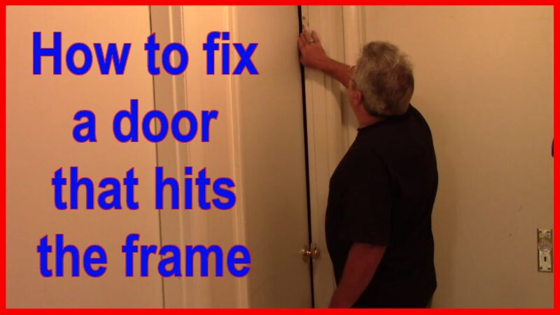How to fix a door that hits the frame (Bending Hinges)  tips of the day #howtofix #technology #today #viral #fix #technique