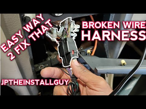 how to fix your broken radio wire harness connectors  tips of the day #howtofix #technology #today #viral #fix #technique