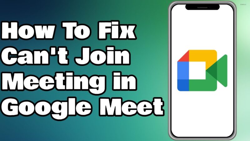 How To Fix Can't Join Meeting in Google Meet | Failed To Join Meeting Error In Google Meet  tips of the day #howtofix #technology #today #viral #fix #technique