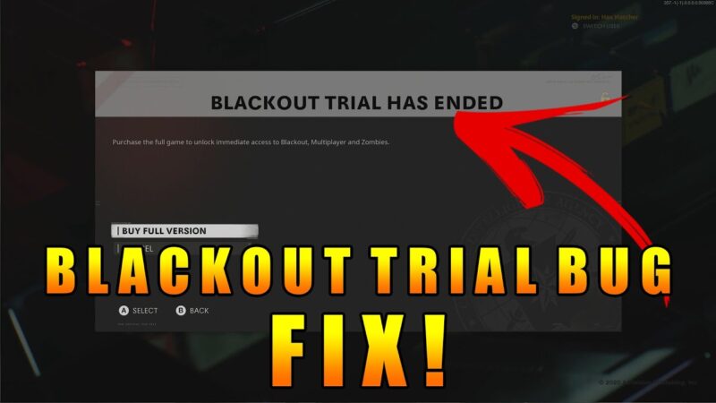 Black Ops Cold War: HOW TO FIX "BLACKOUT TRIAL HAS ENDED" BUG / GLITCH FOR XBOX 1 / PS4 / PC  tips of the day #howtofix #technology #today #viral #fix #technique