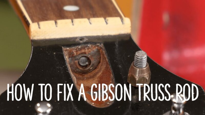 How to fix a Gibson truss rod  tips of the day #howtofix #technology #today #viral #fix #technique