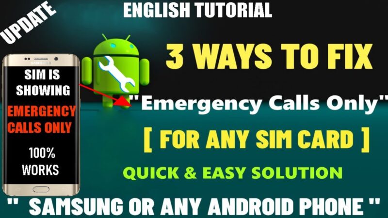 SIM Is Showing Emergency Calls Only Fix ||  How To Fix "Emergency Calls Only" On Samsung/Android  tips of the day #howtofix #technology #today #viral #fix #technique