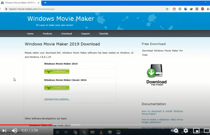 Where is Windows Movie Maker in Windows 10,8,7,8.1| How to download Movie Maker in pc or laptop free windows troubleshoot tricks from Techmirrors