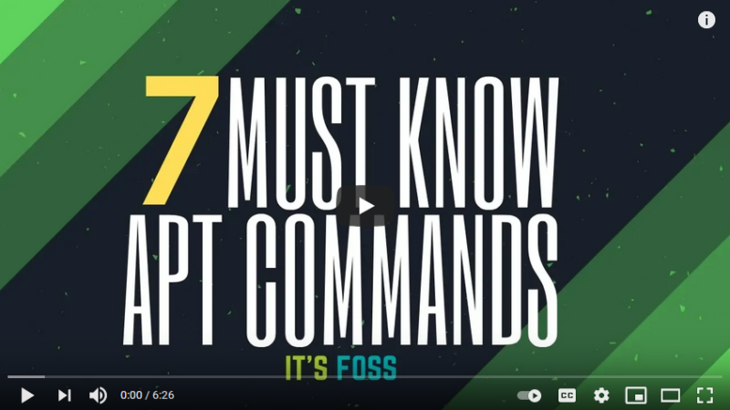 technical solution-7 Apt Commands Every Ubuntu Linux User Should Know Linux command tricks from Techmirrors