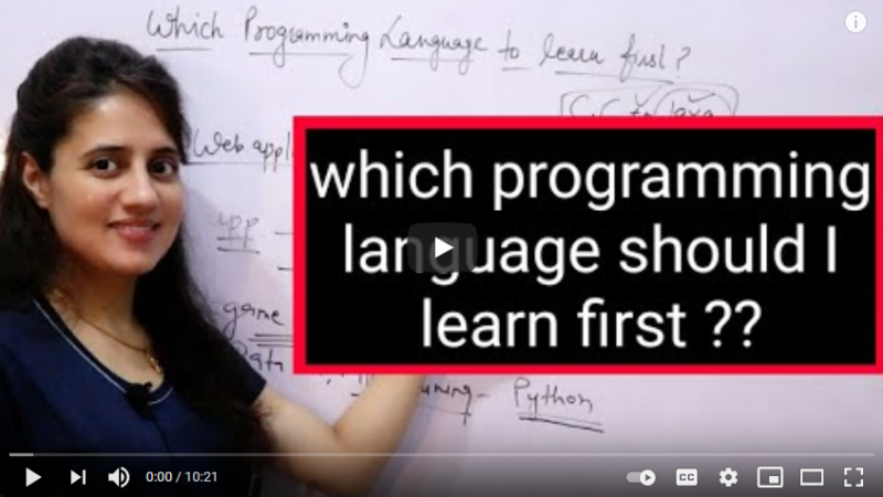 Which programming language should I learn first? from techmirrors
