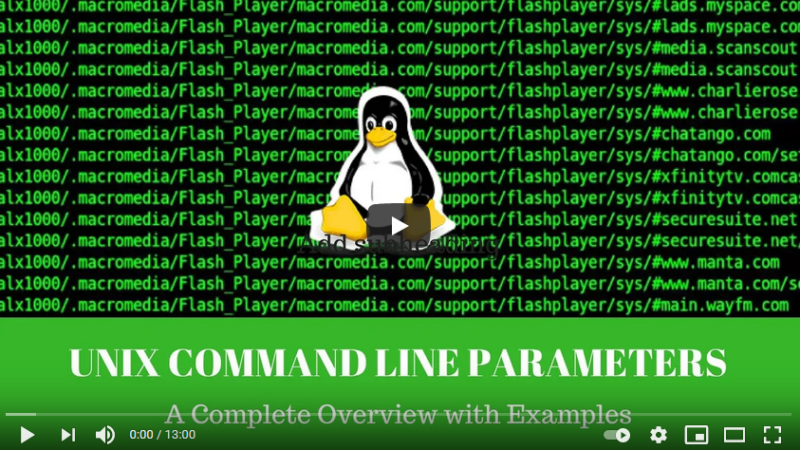 technical solution-Unix Command Line Parameters with Examples (Tutorial #12) unix command tricks from Techmirrors