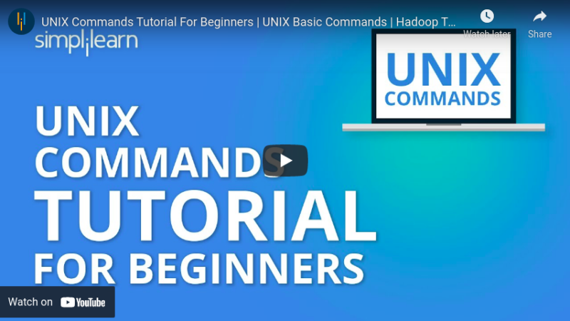 technical solution-UNIX Commands Tutorial For Beginners | UNIX Basic Commands | Hadoop Training | Simplilearn unix command tricks from Techmirrors