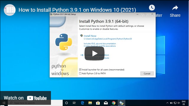 How to Install Python 3.9.1 on Windows 10 (2021) python tricks from Techmirrors