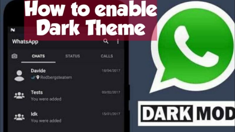 How to enable Dark Mode or Theme on Whatsapp Tech Mirrors