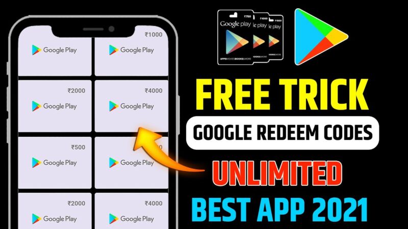 2021 Best Redeem Codes Earning App | Google Play Redeem Codes for Playstore | Get free gifts codes Tech Mirrors