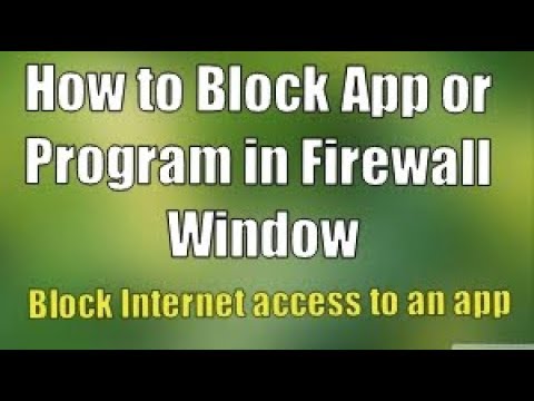 How to Block the program in your firewall window Tech Mirrors